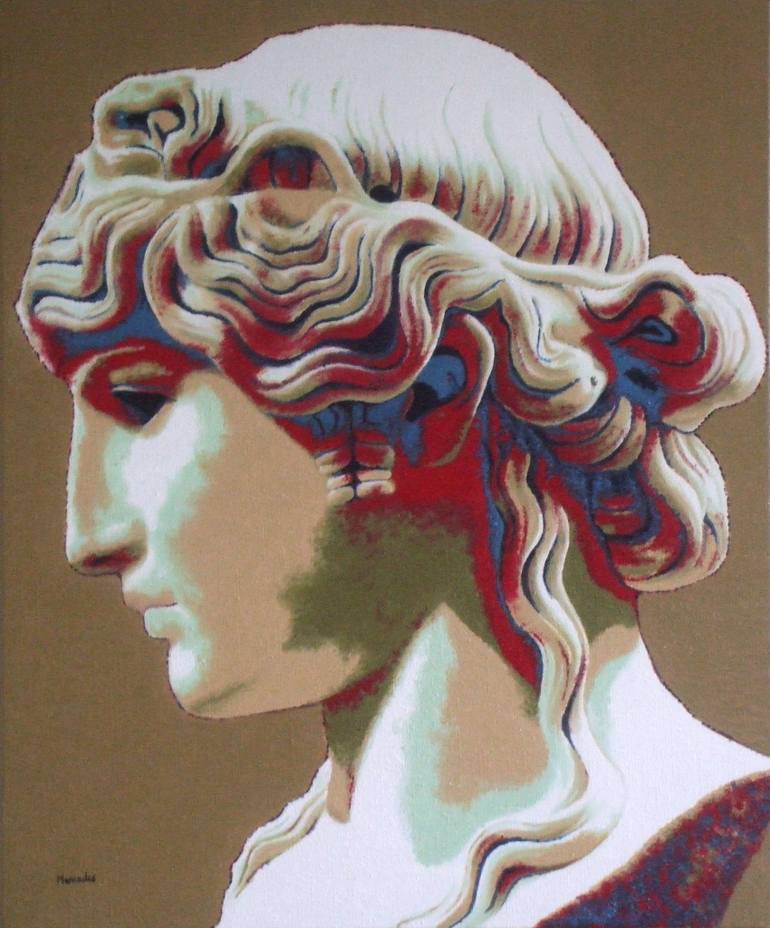 770x928 Saatchi Art De Antinous Mondragone De - Antinous Painting