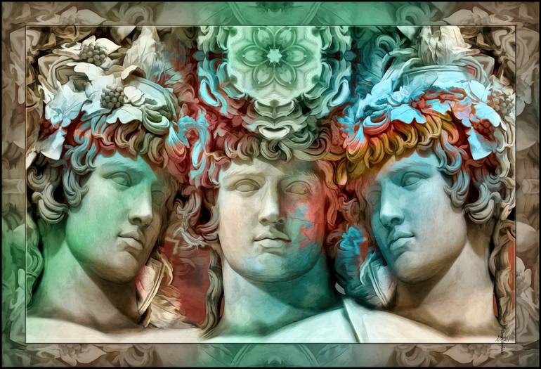 770x525 Saatchi Art Waiting For Alexander - Antinous Painting