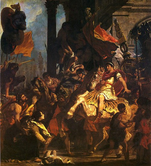 500x548 Abridged History Of Rome - Antinous Painting