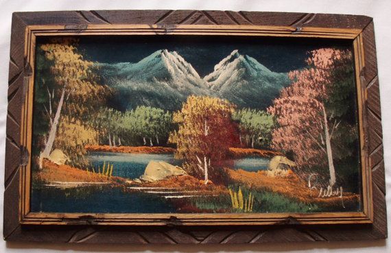 570x369 Velvet D Graded Art - Antique Velvet Painting