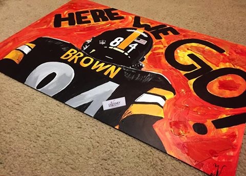 480x345 Collection Of My Paintings - Antonio Brown Painting