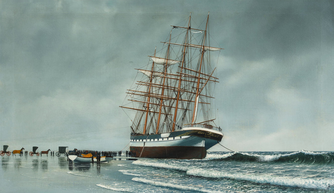 1100x636 Let's Keep It Wild. Sail And Steam - Antonio Jacobsen Painting