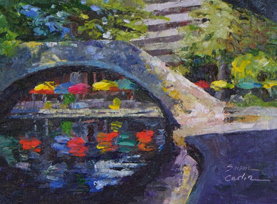 400x295 Susan Carlin Art Journal San Antonio Riverwalk Painting, Oil - Antonio Painting