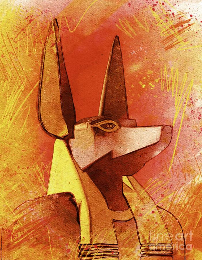 701x900 Anubis - Anubis Painting