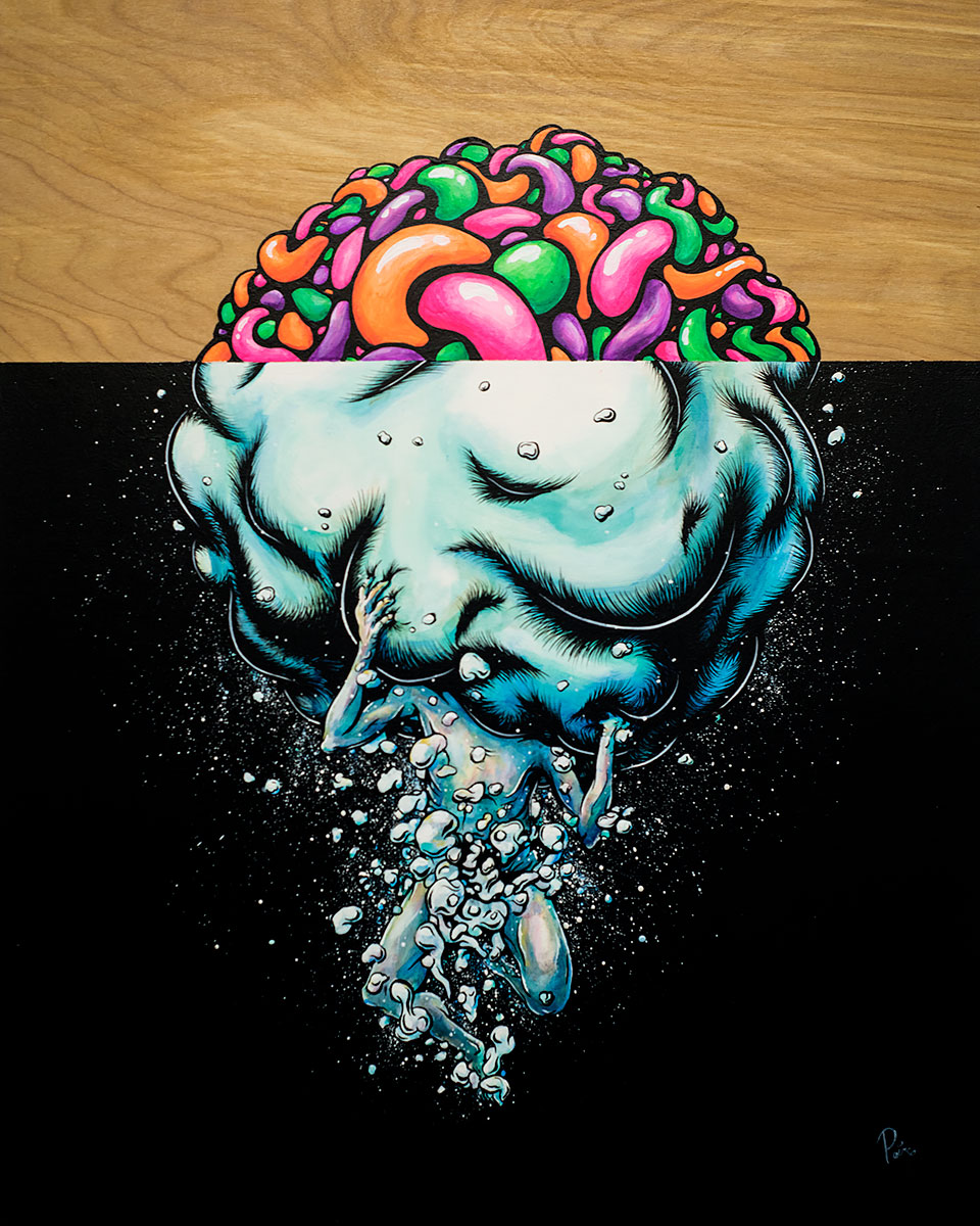 960x1200 The Artwork And Anxiety Garden Of Daryll Peirce Paintings - Anxiety Painting