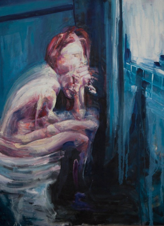535x739 Wyatt Mills Paintings Are A Visceral Rage Mutantspace - Anxiety Painting