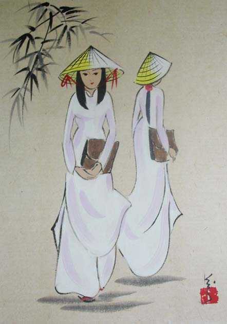442x630 Pb014 - Ao Dai Painting