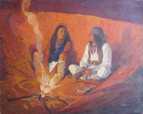 500x399 Bjorge Gallery - Apache Painting