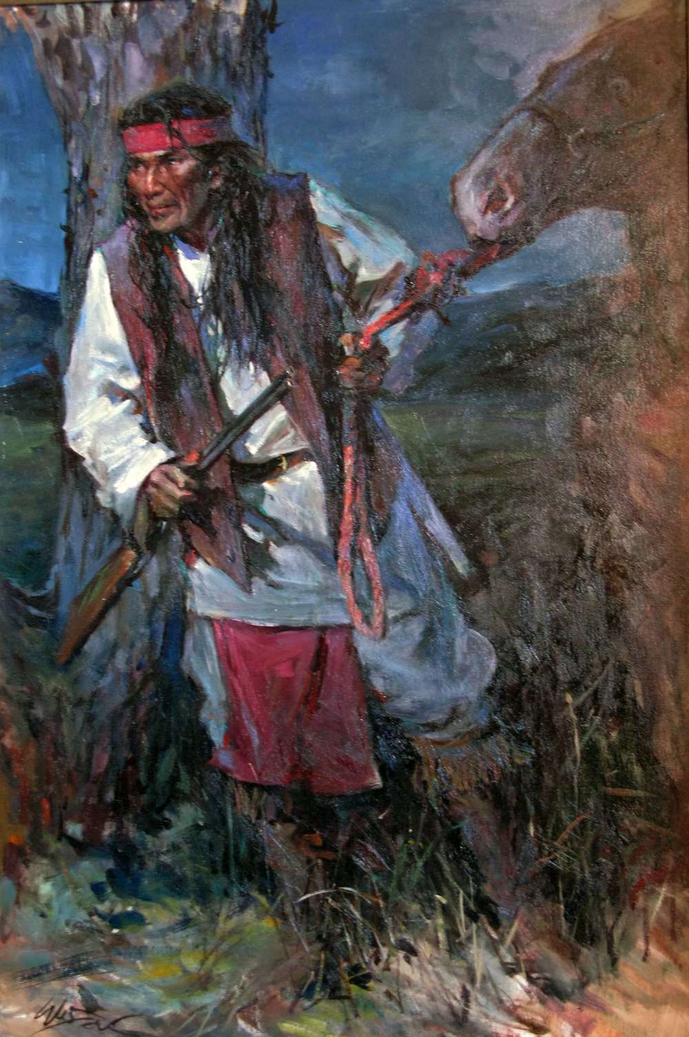 1000x1503 Wei Tai Arizona Fine Art Expo - Apache Painting