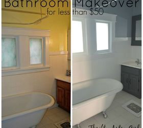 280x250 The Power Of Paint Shades Of Grey Apartment Bathroom Reveal - Apartment Painting
