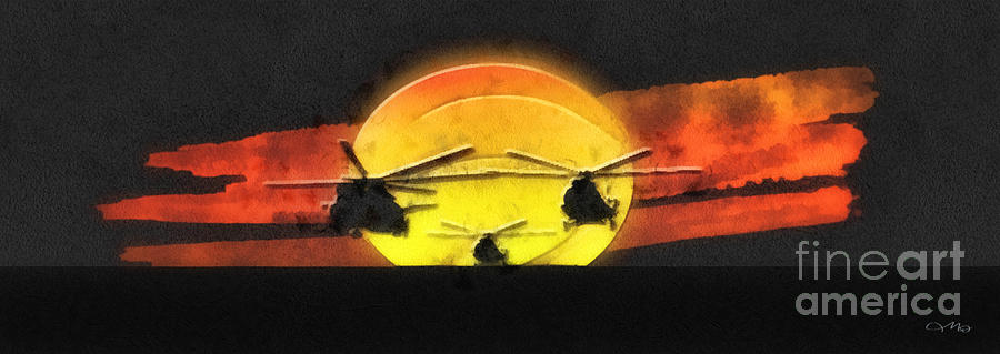 900x319 Apocalypse Now Mixed Media By Mo T - Apocalypse Now Painting