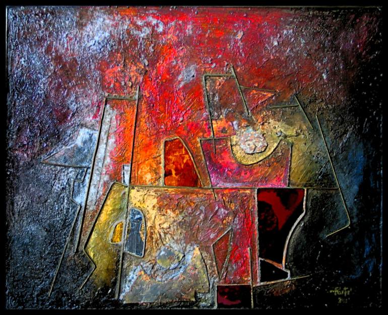 770x626 Saatchi Art Explosion De Volcan (Apocalypse Now Set) Painting By - Apocalypse Now Painting