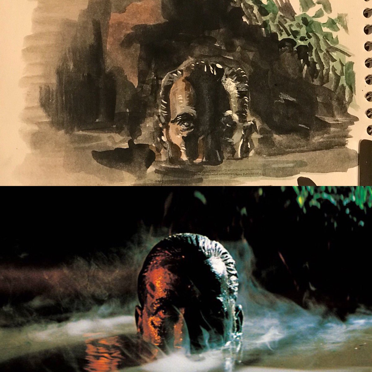 1200x1200 Megadavedesigned On Twitter Quick Apocalypse Now Watercolor - Apocalypse Now Painting