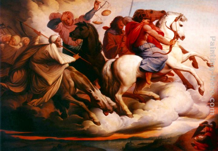 720x501 Edward Von Steinle Four Horsemen Of The Apocalypse Painting - Apocalypse Painting