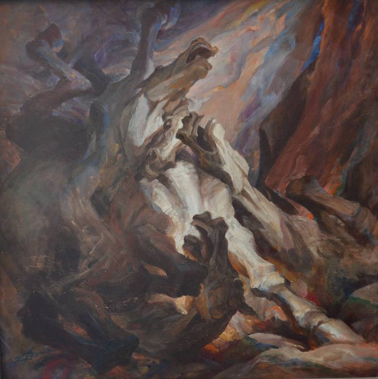 768x772 Heinrich Richter (B.1884) - Apocalypse Painting