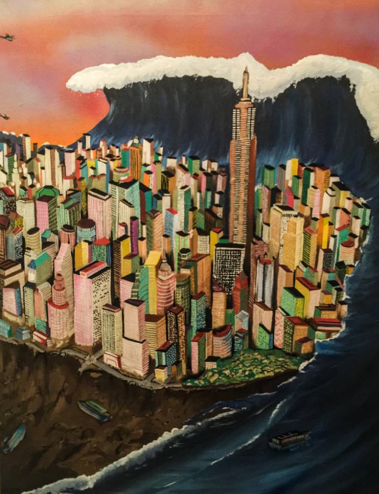 770x1003 Saatchi Art Modern Apocalypse Painting By Weis Uno - Apocalypse Painting