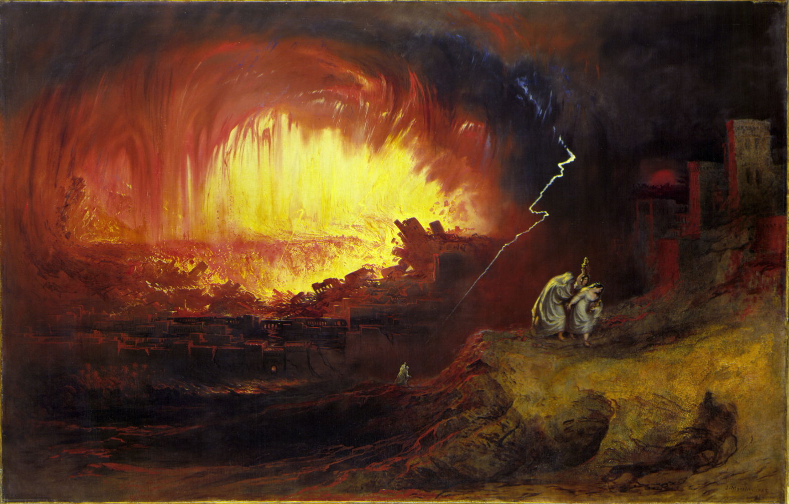 1575x1007 The Story In Paintings John Martin, More Than The Apocalypse - Apocalypse Painting