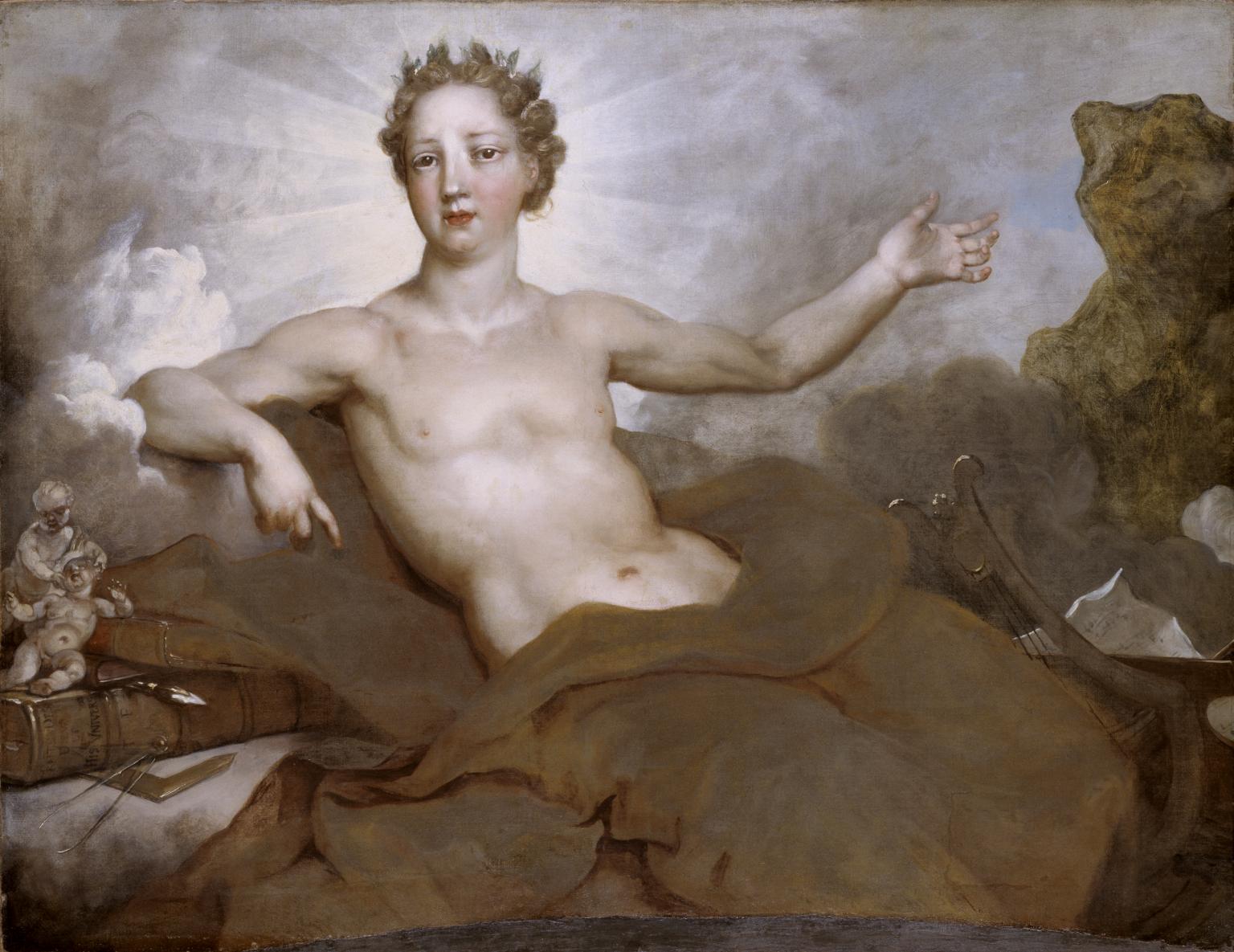 Apollo', Unknown Artist, France, 1720 Tate - Apollo Painting. 