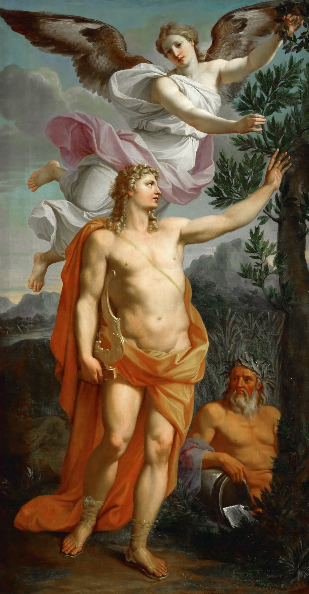 999x1920 Coypel - Apollo Painting