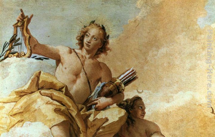 720x459 Giovanni Battista Tiepolo Apollo And Diana Painting Anysize 50 - Apollo Painting