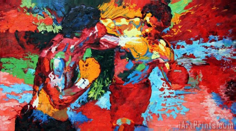800x446 Leroy Neiman Rocky Vs Apollo Painting - Apollo Painting