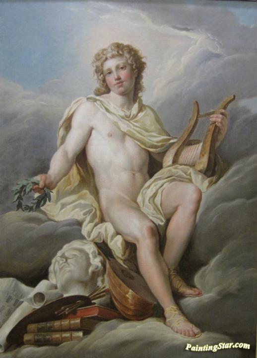 518x720 Apollo Protector Of The Arts Artwork By Nicolas Bernard Lepicie - Apollo Painting