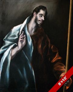 240x300 Saint Thomas The Apostle Of Jesus El Greco Painting Bible Art Real - Apostle Painting