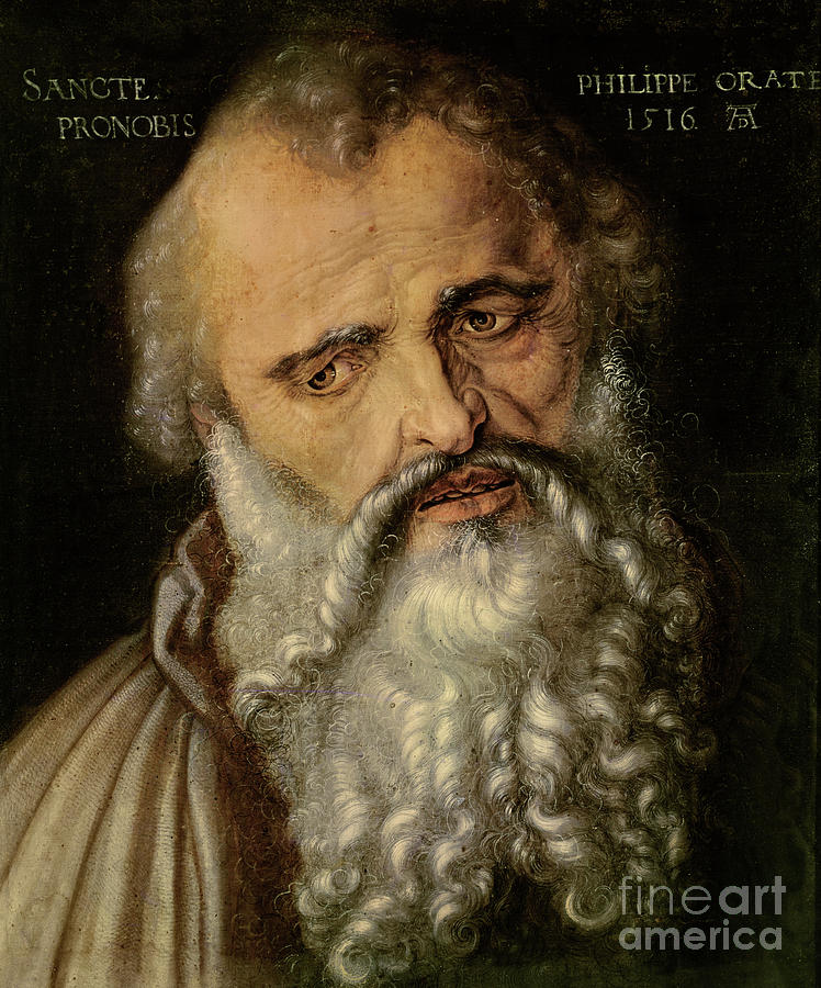 748x900 Saint Philip The Apostle Painting By Albrecht Durer - Apostle Painting