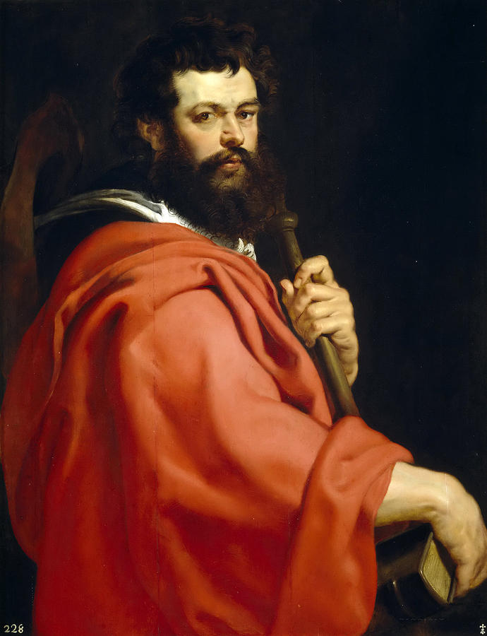 690x900 St James The Apostle Painting By Peter Paul Rubens - Apostle Painting
