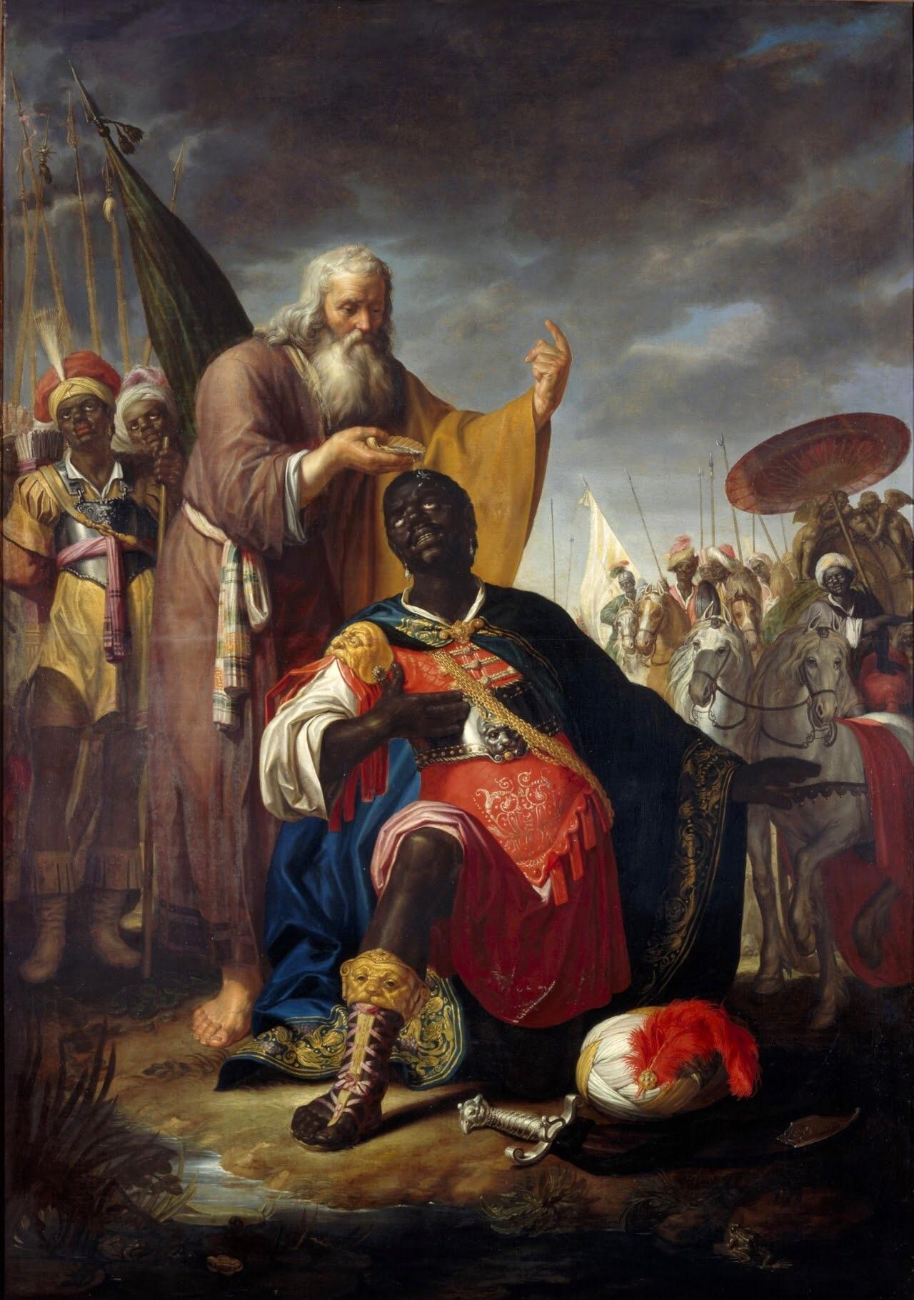 1280x1820 The Baptism Of The Ethiopian Eunuch By Philip The Apostle - Apostle Painting
