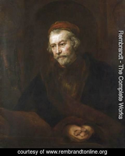 480x600 Rembrandt - Apostle Paul Painting