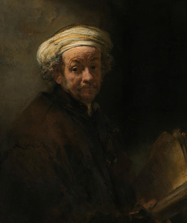 753x900 Self Portrait As The Apostle Paul Painting By Rembrandt - Apostle Paul Painting