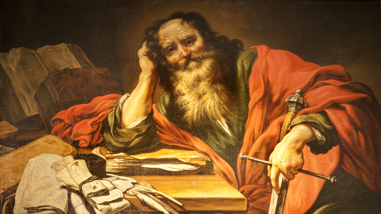 Apostle Paul Painting At PaintingValley Com Explore Collection Of   Apostle Paul Painting 25 