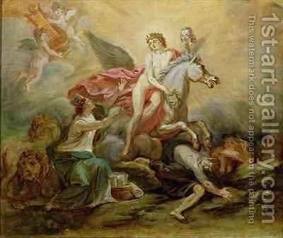 400x336 The Apotheosis Of Voltaire Robert Guillaume Dardel Reproduction - Apotheosis Painting