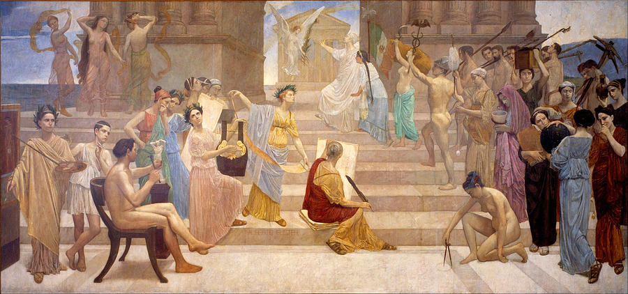 900x422 Apotheosis Of Peace Painting By Alberto Fuster - Apotheosis Painting