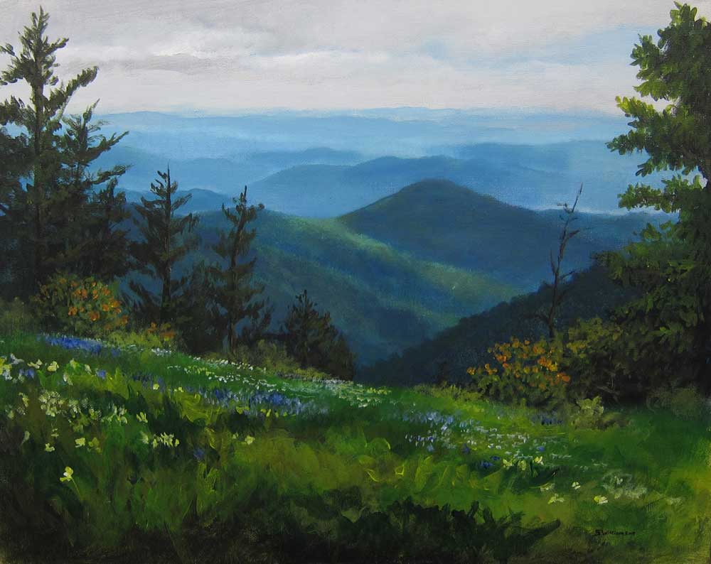 1000x794 Appalachian Trail Painting - Appalachian Painting