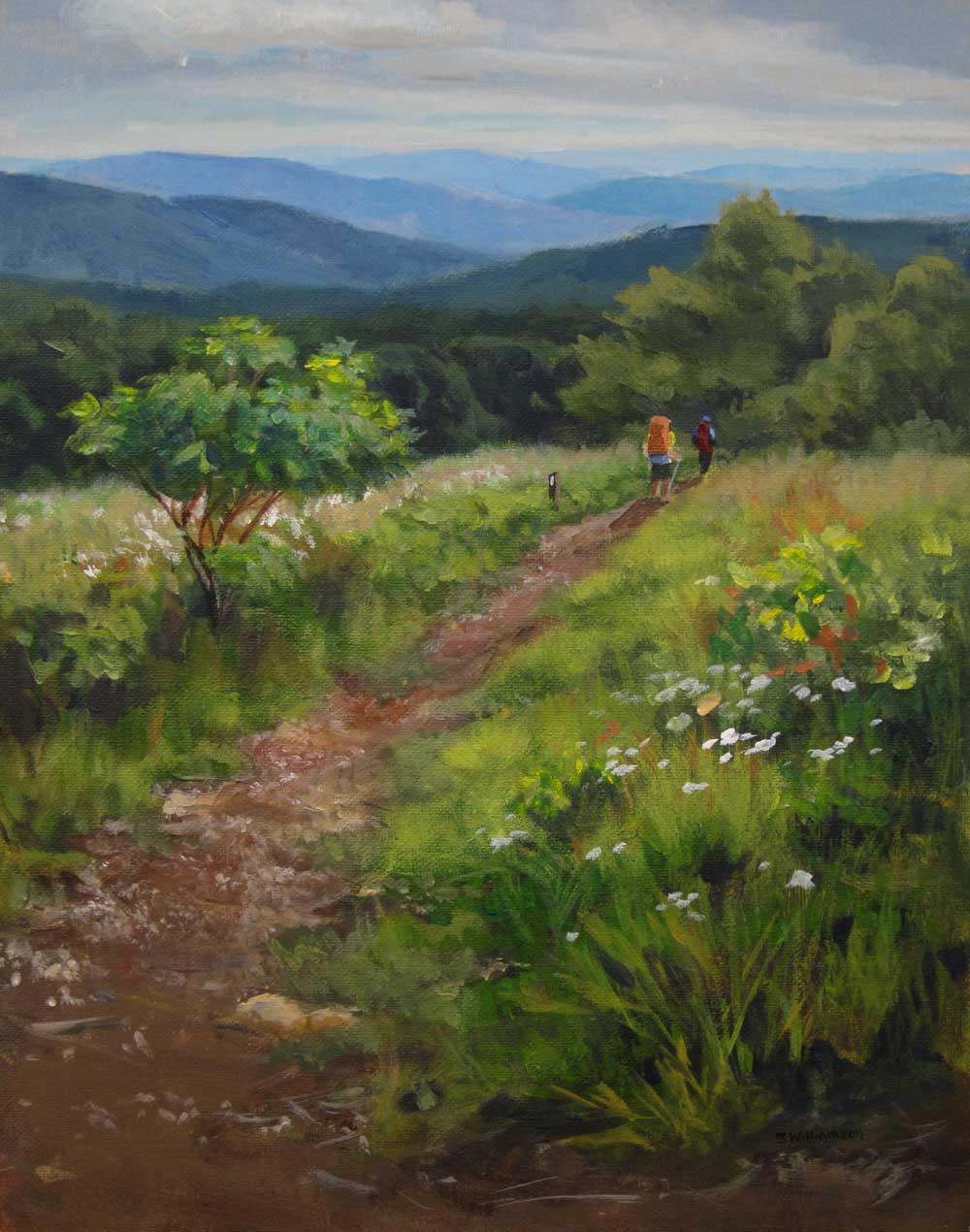 1000x1270 Appalachian Trail Series - Appalachian Painting