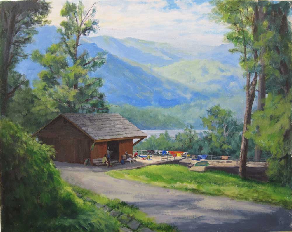 1000x796 Appalachian Trail Series Painting - Appalachian Painting