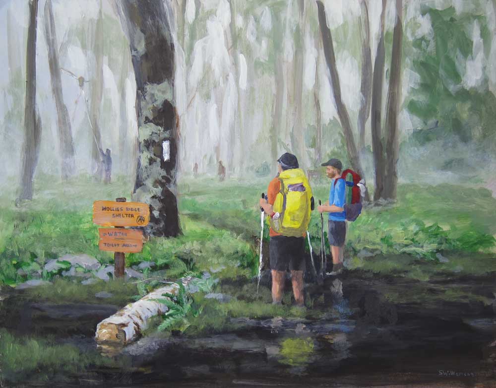 1000x782 Appalachian Trail Series Painting - Appalachian Painting