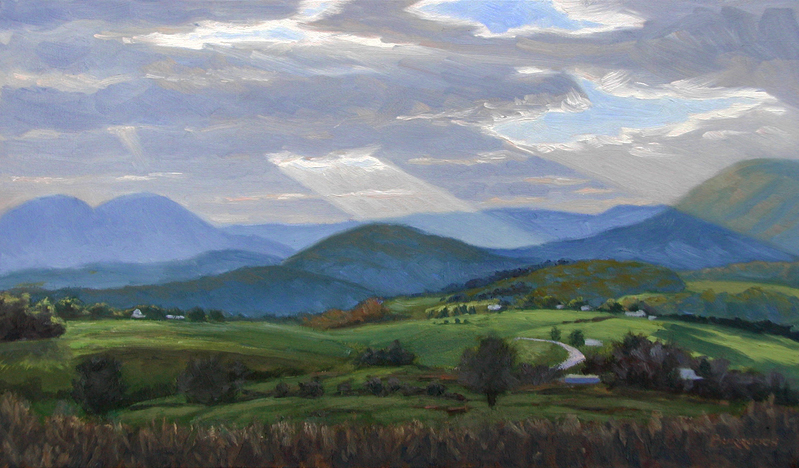 799x468 View From The Looney Farm - Appalachian Painting