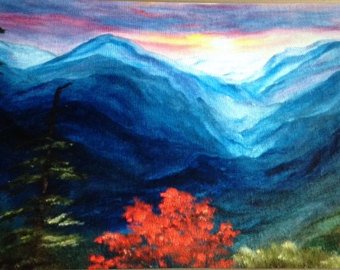340x270 Appalachian Painting Etsy - Appalachian Trail Painting