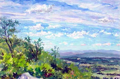 396x260 New England - Appalachian Trail Painting