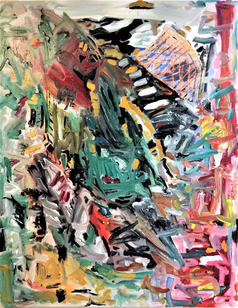 770x998 Saatchi Art An Appalachian Trail (View) Painting By David Morsman - Appalachian Trail Painting