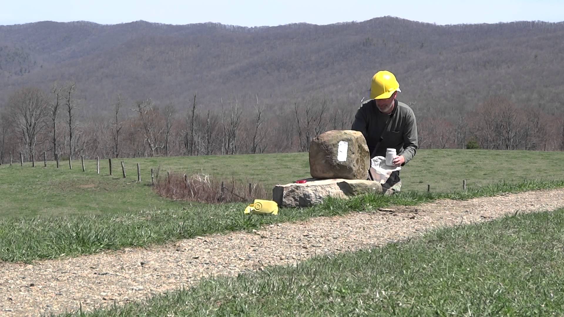 1920x1080 Mountain Squid Painting A White Blaze, Osborne Farm, Tn 41714 - Appalachian Trail Painting
