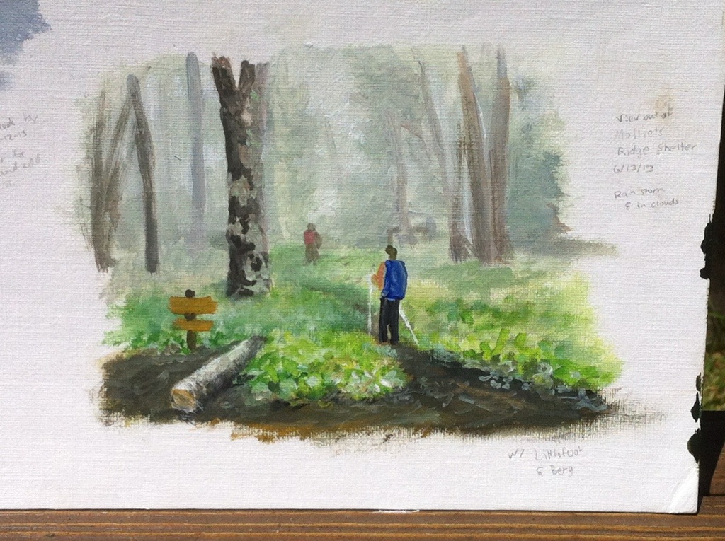 1024x765 Appalachian Trail Series 2013 En Plein Air - Appalachian Trail Painting