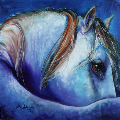 400x400 Daily Paintings ~ Fine Art Originals By Marcia Baldwin Appaloosa - Appaloosa Horse Painting