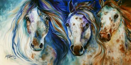 450x225 Stunning Appaloosa Artwork For Sale On Fine Art Prints - Appaloosa Horse Painting