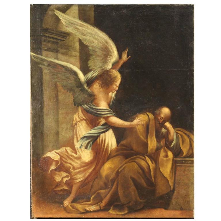768x768 18th Century Apparition Of The Angel To St. Peter Painting - Apparition Painting