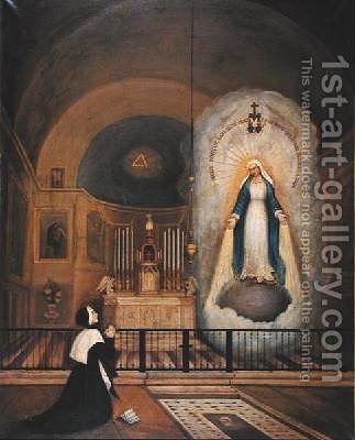 323x400 Apparition Of The Virgin To St Catherine Laboure Le Cerf - Apparition Painting