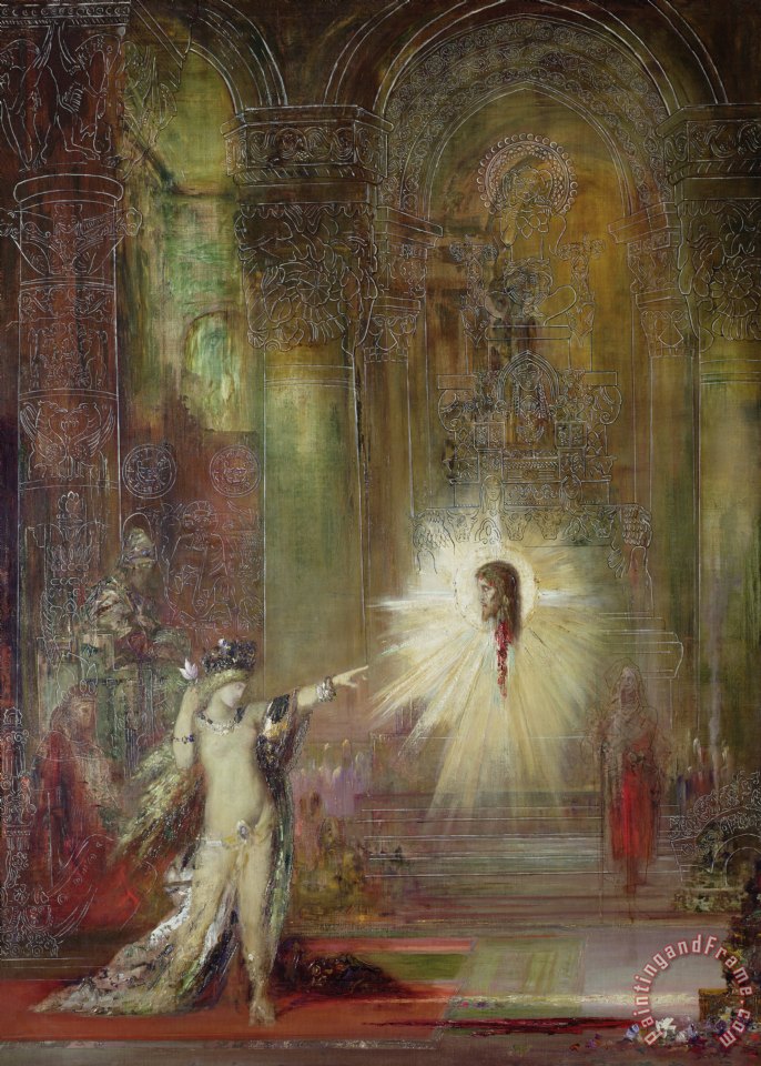 686x960 Gustave Moreau The Apparition Painting - Apparition Painting